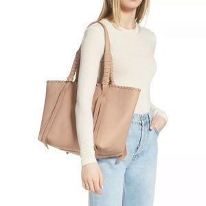 ALL SAINTS KEPI LEATHER TOTE NWT RETAIL $368